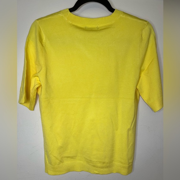 525 America Knit Yellow Top Size L. NWT - Picture 2 of 6